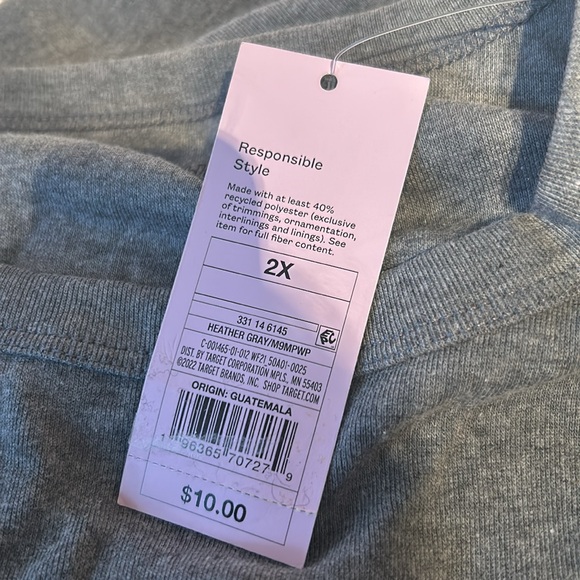 ⭐️NWT wild fable Women's Plus Size Long Sleeve Tee - Picture 5 of 6